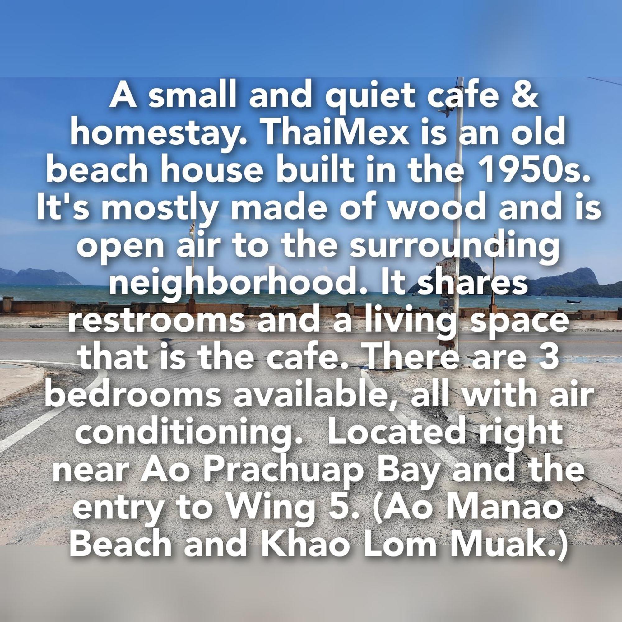 פראצ'ואפ קירי קאן Thaimex Cafe & Homestay Backpackers- Adults Only מראה חיצוני תמונה