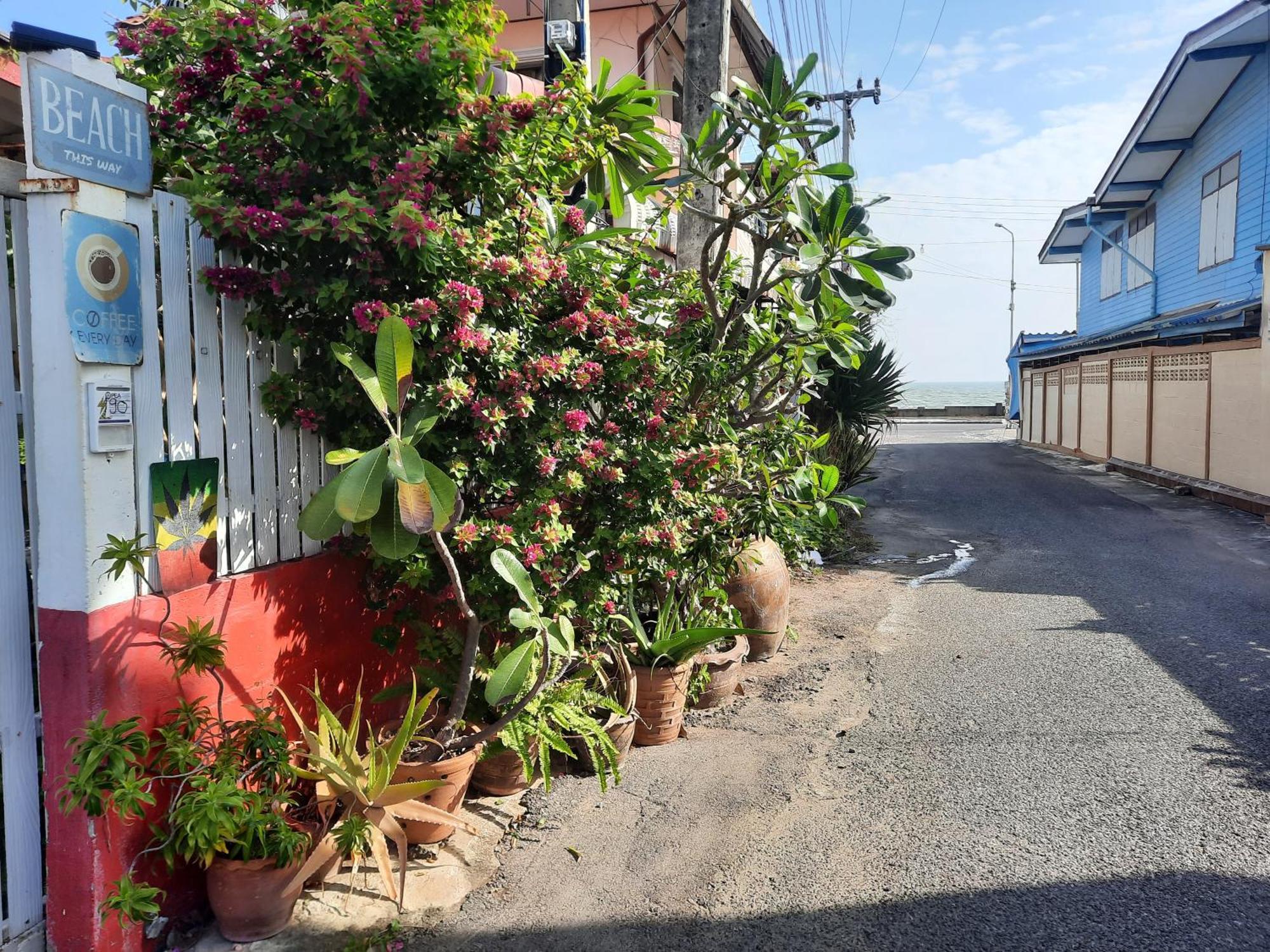 פראצ'ואפ קירי קאן Thaimex Cafe & Homestay Backpackers- Adults Only מראה חיצוני תמונה